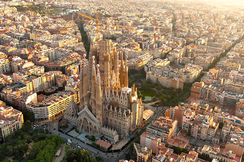 Sagrada Família basilica in Barcelona