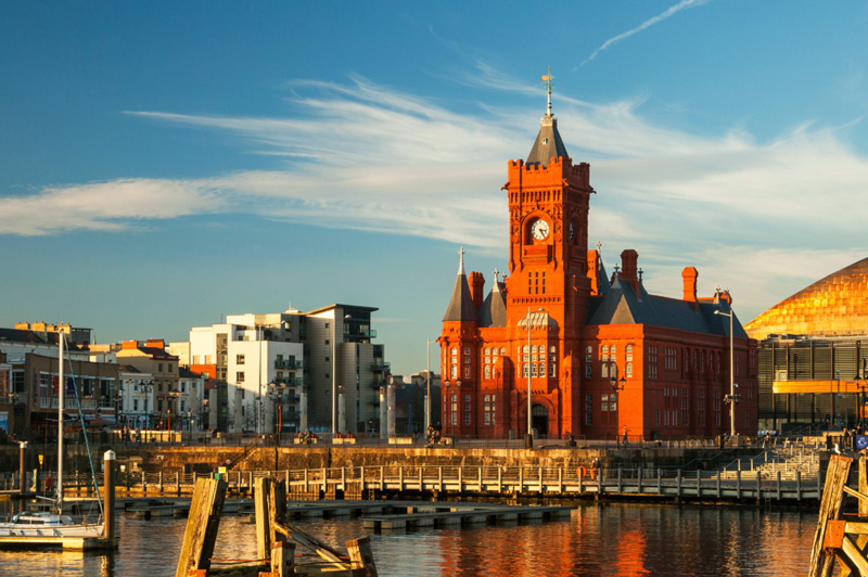Cardiff Bay in Wales