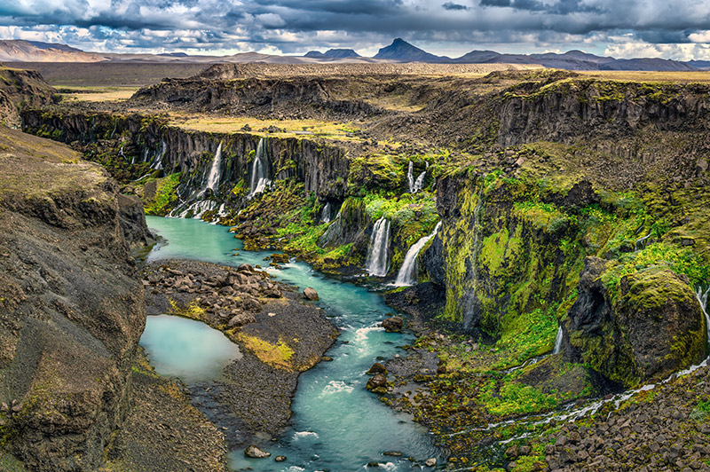 Sigöldugljúfur Canyon, South Iceland