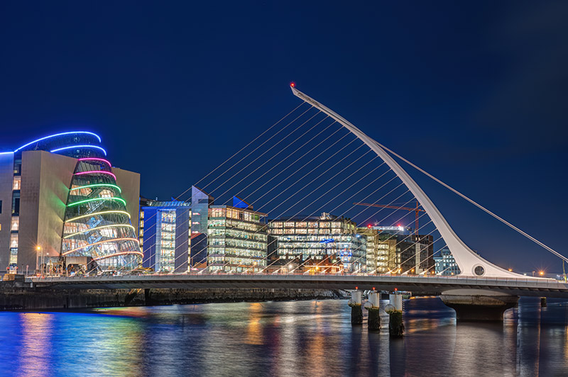 Samuel Beckett Bridge in Dublin