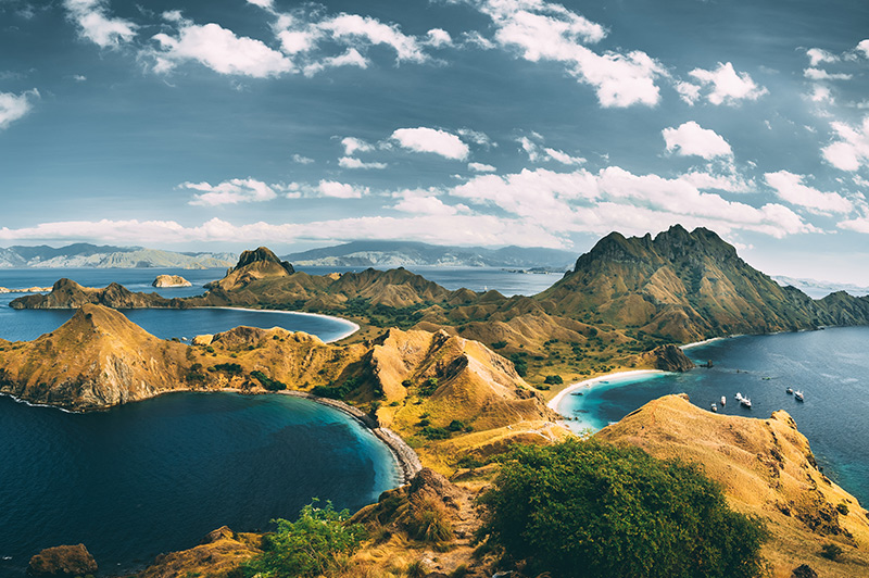 Komodo National Park in Indonesia