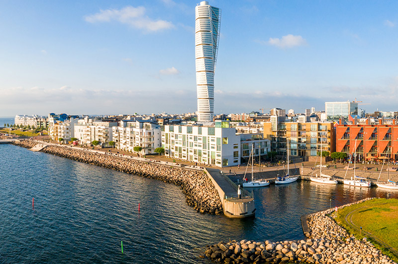 Västra Hamnen district in Malmö, Sweden