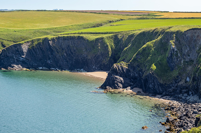Musselwick Sands in Pembrokeshire, Wales