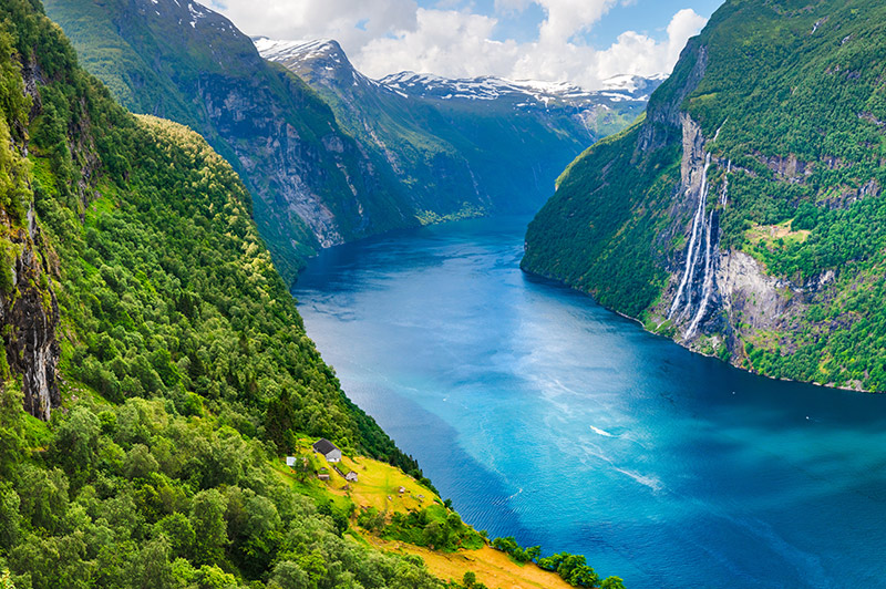 Geirangerfjord in western Norway