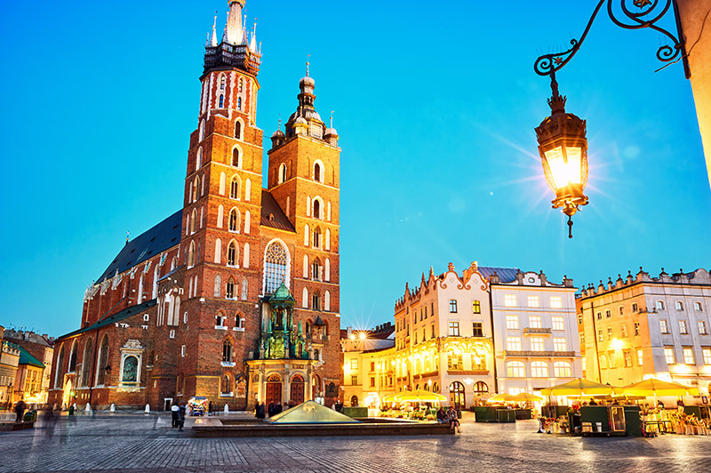 St. Mary's Basilica in Kraków, Poland