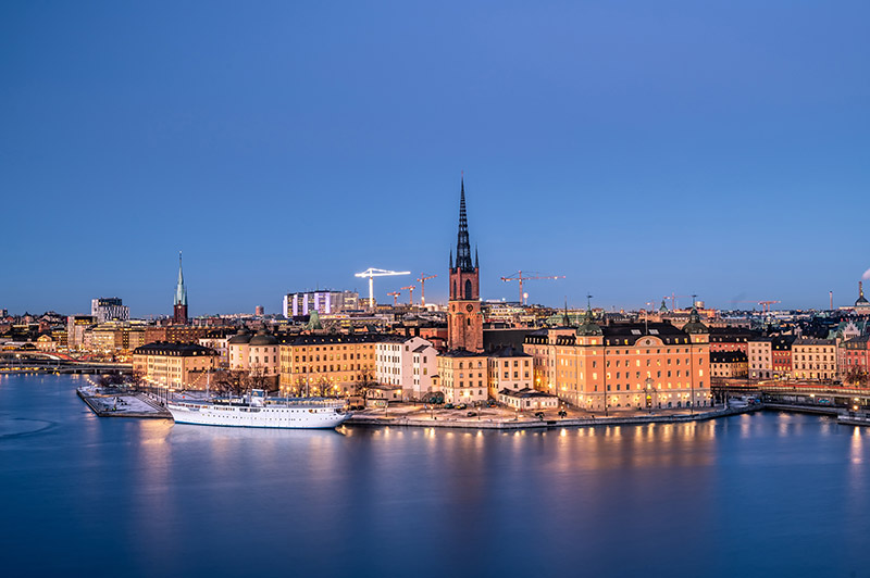 Panoramic view of Stockholm, Sweden