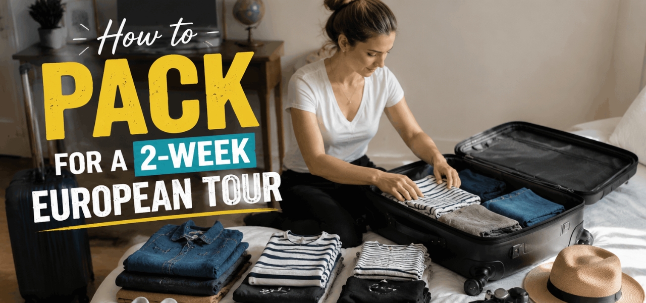 How to Pack for a 2-Week European Tour A US Traveler's Complete 2026 Guide